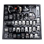 TsunNee 42PCS Domestic Sewing Machine Presser Feet Set for Janome Brother Singer Low Shank Sewing Machines