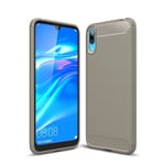 Huawei Y7 Pro 2019 Carbon Fibre Case  Grey