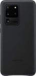 Genuine Samsung Galaxy S20 Ultra 5G Leather Back Case Cover - Black