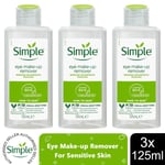 Simple Kind to Eye, Eye make up Remover, 3 Packs of 125ml