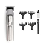 Rechargeable Beard Trimmer Electric Stubble Hair Trimmer Waterproof LED Display