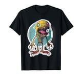 Cartoon-style zombie creature, ugly monster T-Shirt