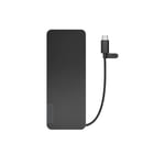 Lenovo USB-C Slim Travel Dock/Port Replicator Wired USB 3.2 Gen 1 - Black