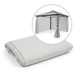 Pantheon Solid Sky Parois latérales pour pergola 3x3 4 pièces140g/m²