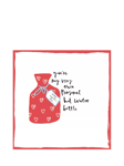 Woodmansterne Hot Water Bottle Valentine's Day Card