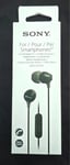 Sony MDR-EX15AP Black Wired In-Ear Stereo Headphones