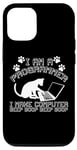 Coque pour iPhone 14 Pro C'est drôle de dire que je suis un programmeur, je fais des blagues sur les chats sur ordinateur