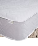 Starlight Beds Close Wave 8 Inch Deep Small Double Budget Mattress, Sprung, White. 4ft Small Double Mattress (120cm x 190cm x 20cm)