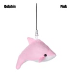 Ocean Animals Dolphin/whale Plush Toy Stuffed Doll Keychain Pink Dolphin