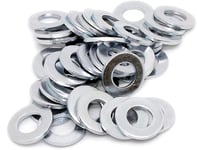 TERF® 550 Pcs Zinc Plated Steel Flat Washer M3 (3mm) Flat Washers For Home Decoration Construction Plumbing Industrial Commercial Appliances Electrical Connections Automobile Machine Marine etc