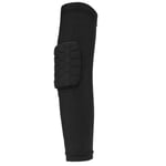 Manchon de compression, coussinets de coudes de sécurité en mélange élastique respirant unisexe Protège-coudes de protecteur de sport pour les golfeurs de basket-ball haltérophilie sportif(noir XL)