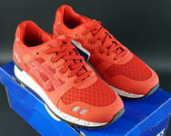 Asics Gel-Lyte III NS / No Stitching Shoes Red Size UK 4 Rare New OG DS H5Y0N