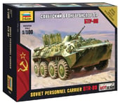 BTR-80 Personnel Soviétique Transporteur 1:100 Plastique Model Kit Zvezda