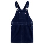 Robe Salopette Pour Enfants Velours Côtelé Bleu Marine 128