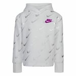 Sweatshirt til Børn Nike Printed Fleeced Hvid 4-5 år