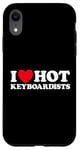 Coque pour iPhone XR Love Keyboard Player, instrument à touches électriques, Funny Date Fan