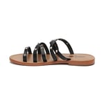 Minnetonka Femme Anglet Sandales Romaines, Noir, 41 EU