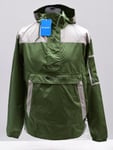 Columbia Challenger Windbreaker Jacket Green & Flint Grey- Size Medium