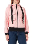 Love Moschino Women's Hooded Jacket, Pink, 38