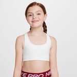 Nike Sports Bra Hvit | Komfortabel BH for Løping | Støtte og Pusteevne