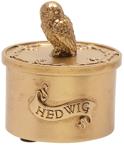 HARRY POTTER HEDWIG TRINKET POT - WB223 WIZARDS WITCHES SPELLS MAGIC WAND