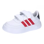 adidas Garçon Unisex Kinder Breaknet 2.0 Shoes Kids Chaussures de Tennis, Cloud White/Better Scarlet/Carbon, 23 EU