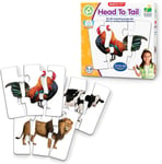 The Learning Journey Match It - Head To Tail Puzzle Game For Kids - Helps Inter