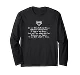 Scottish Wedding Vow Blood of My Blood Bone of My Bone Long Sleeve T-Shirt