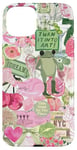 iPhone 15 Plus Pink and Green Preppy Collage Scrapbook Moodboard Cute Case