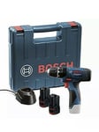 Bosch GSB 120 LI Professional 12V 2 x 1.5 Ah Batteries Case Lightweight Compact.