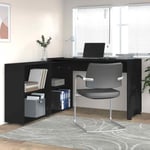 Bureau d'angle Noir Bois d'ing�nierie