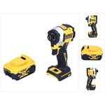 DCF850N Visseuse à choc sans fil 205Nm 1/4 18V Brushless + 1x Batterie 5,0Ah - sans chargeur - Dewalt