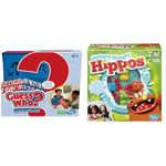 Guess Who? Original Guessing Game, Board Game for Children Aged 6 and Up for 2 Players & Hasbro Gaming Elefun and Friends Hungry Hungry Hippos Game