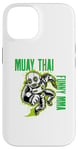 Coque pour iPhone 14 Muay Thai Space Robot, MMA, kickboxing, jiu-jitsu, combat