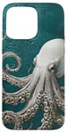 Coque pour iPhone 15 Pro Max Motif Octopus Ocean Life