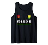 Norwich Sports/Soccer Jersey Tee Flag Football Tank Top