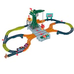 Thomas & Friends Coffret Fisher Price Les Sons De Chicalor Train Miniature Motorisé De 4,40 Mètres, Plus De 60 Thèmes Musicaux Et Sons Ferroviaires, Jouet Enfant, A Partir De 3 Ans, HRC47