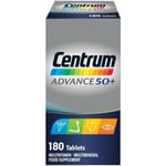 NEW Centrum Advance 50+ Multivitamin & Mineral 180 Tablets. Complete