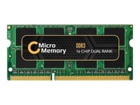 Coreparts - Ddr3l - Modul - 8 Gb - So Dimm 204-Pin - 1600 Mhz / Pc3l-12800 - 1.35 V - Ej Buffrad - Icke Ecc - För Hp 250 G5 (Ddr3)  Elitebook 745 G3, 755 G3, 840 G1  Probook 430 G3 (Ddr3), 440 G3 (Ddr3)