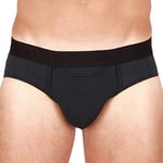 HOM Homme Slip Ho1 Simon Sous-vêtement, Noir, L EU