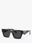 Prada PR A06S Men's D-Frame Sunglasses, Black