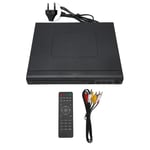 Mini Lecteur Dvd Hd Int&eacute;Gr&eacute; Pal Ntsc Usb 2.0, T&eacute;L&eacute;Commande, Lecteur Cd Domestique Avec C&acirc;Ble Rca Pour Tv, Prise Ue 110-240v