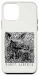 iPhone 12 mini Banff, Alberta Canada Canadian Moose Mama and Baby Souvenir Case