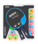 JOOLA Set 2 Raquettes DE PING Pong Colorato + BALLES