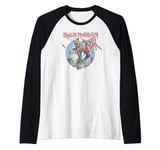 Iron Maiden - Burst Trooper Raglan Baseball Tee