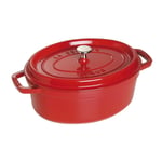 Staub La Cocotte Pata Ovaali 27 cm, Valurauta Kirsikka 40509-846-0