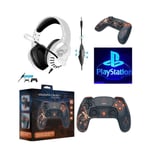Manette PS4 Bluetooth Assassin's Creed Mirage Boutons lumineux 3.5 JACK Silhouette + Casque Gamer Pro H3 PS5 PS4 Switch Xbox One Xbo