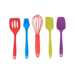 Colourworks 5 Piece Silicone Mini Utensils Set