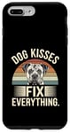 Coque pour iPhone 7 Plus/8 Plus Dog Kisses Fix Everything pour un propriétaire de chien