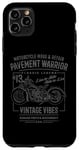 Coque pour iPhone 11 Pro Max Style vintage style moto rétro vieilli